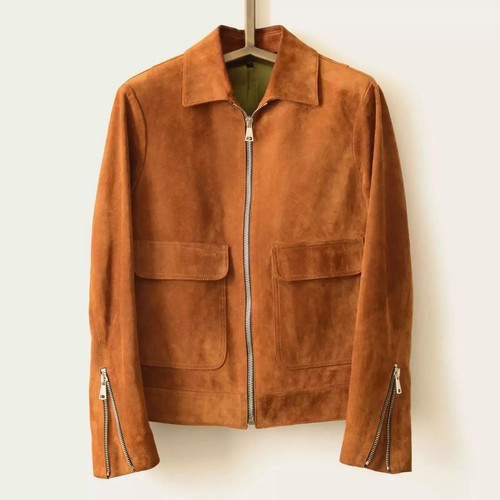 Men tan suede - tan, jacket